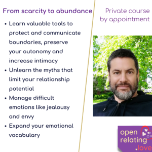 From scarcity to abundance - creating REALationships - private course